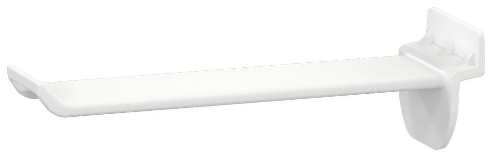 Platte haak voor lamellenwand