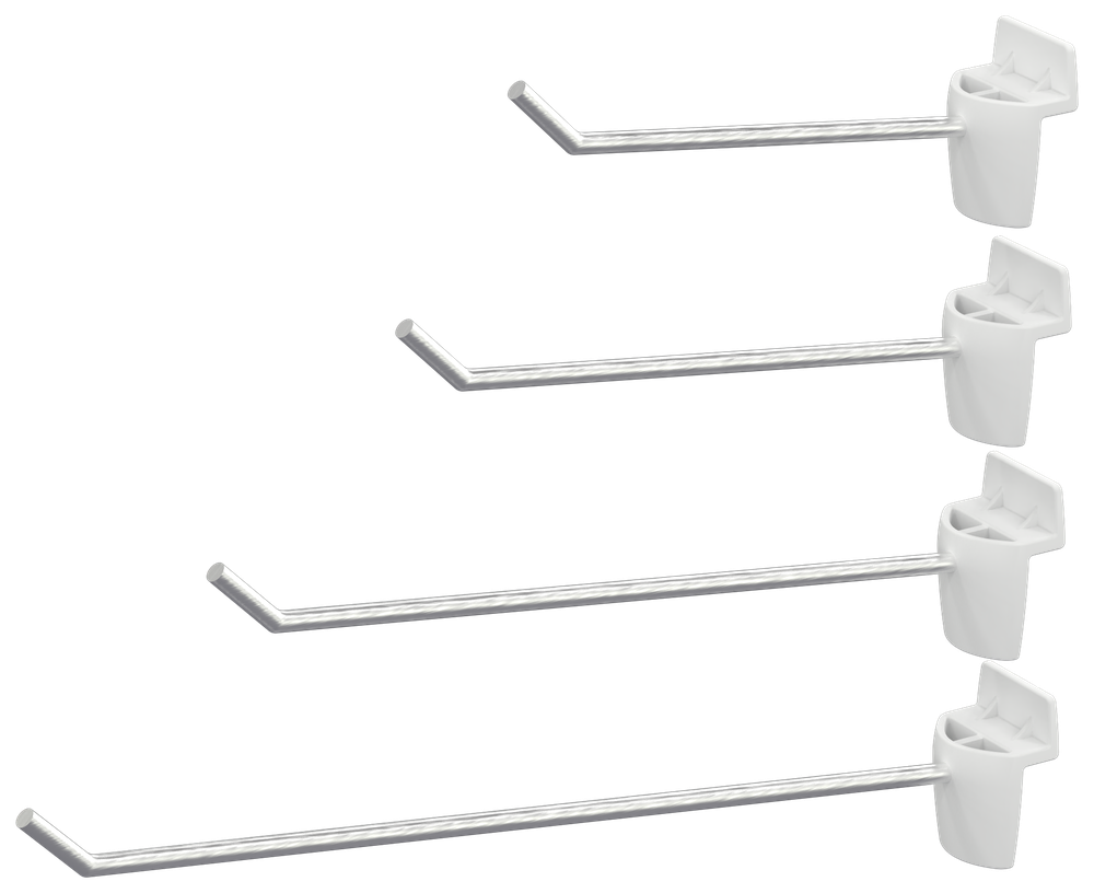 Metalen haak voor lamellenwand 2.0